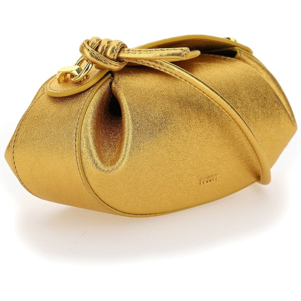 Yuzefi Dinner Roll Bag Sparkley Gold